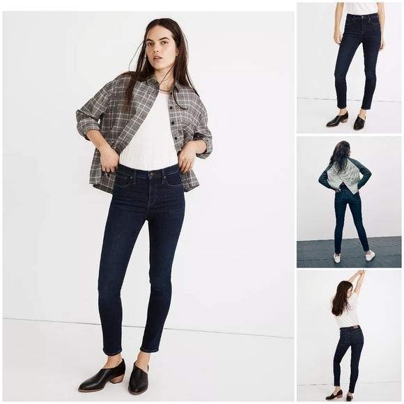 MADEWELL 9" Mid-Rise Skinny Jeans, Size 24 - Picture 1 of 16
